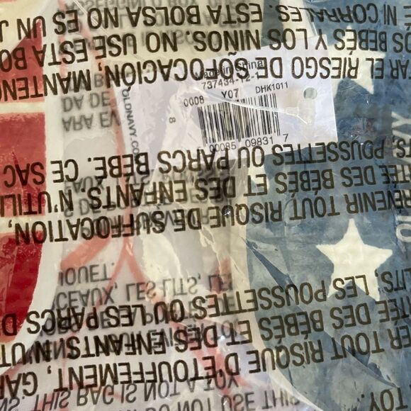 ❤️ NWT USA flag 4th of July beach Old Navy flip flops - Picture 7 of 8